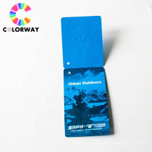 Manufacturer custom embossed logo paper card recycled garment tags paper hang tag